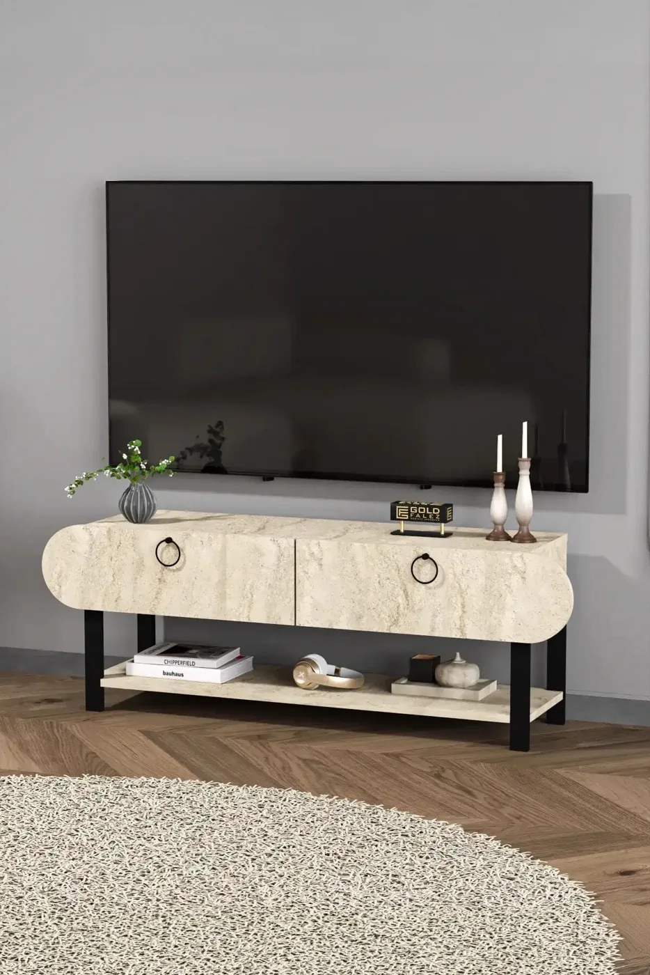 MD Setro TV Unit Ecru 110 cm