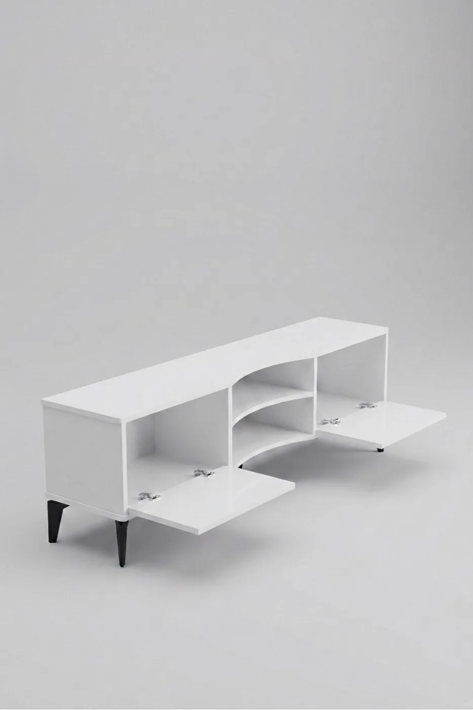 Vera TV Sehpası Suntalam Beyaz 160x35 cm