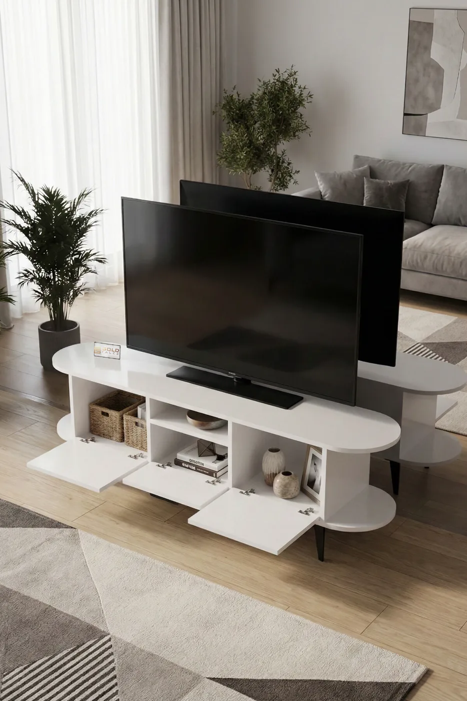 Mira TV Sehpası Suntalam Mavi 160x35