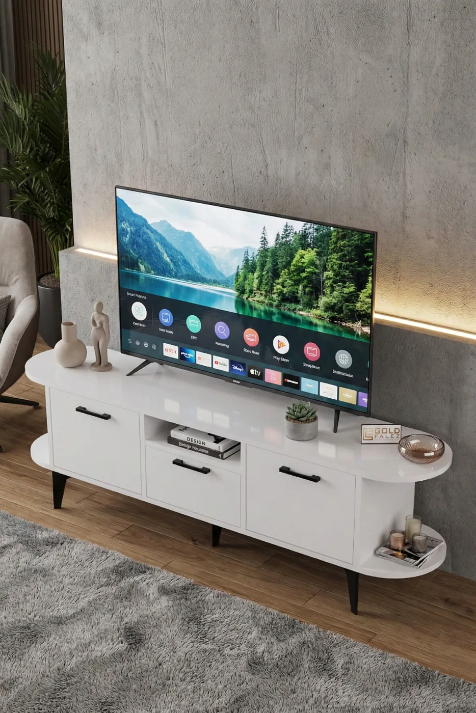 Mira TV Sehpası Suntalam Mavi 160x35