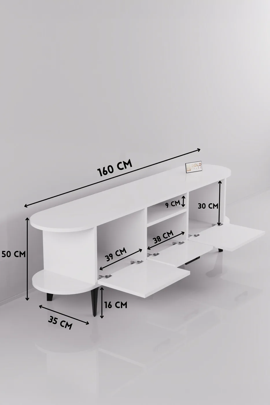 Mira TV Sehpası Suntalam Mavi 160x35