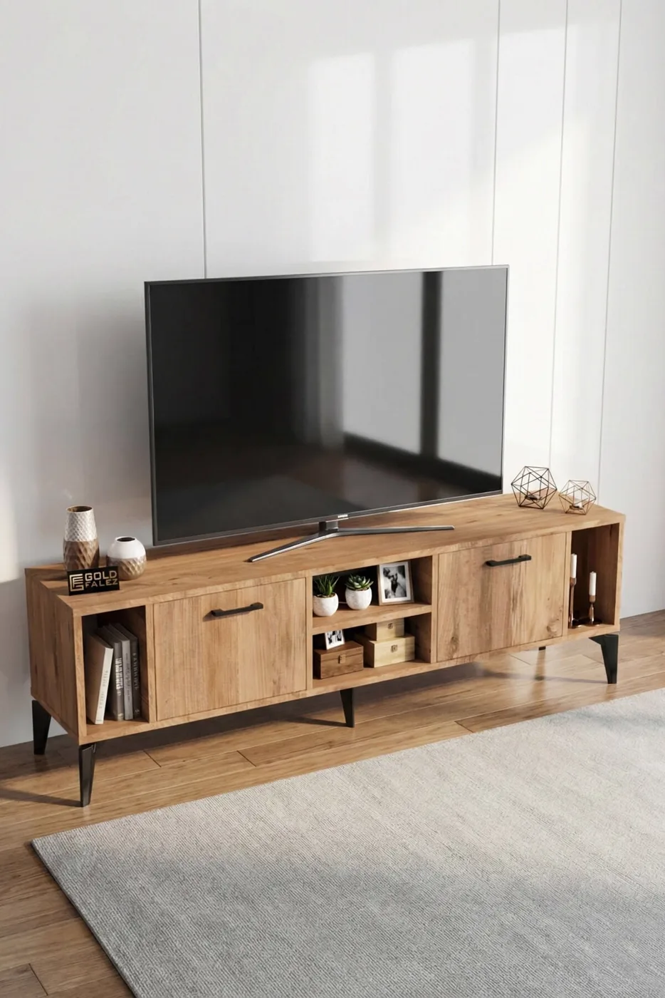 Linya TV Sehpası Çok Renkli 160x35 cm
