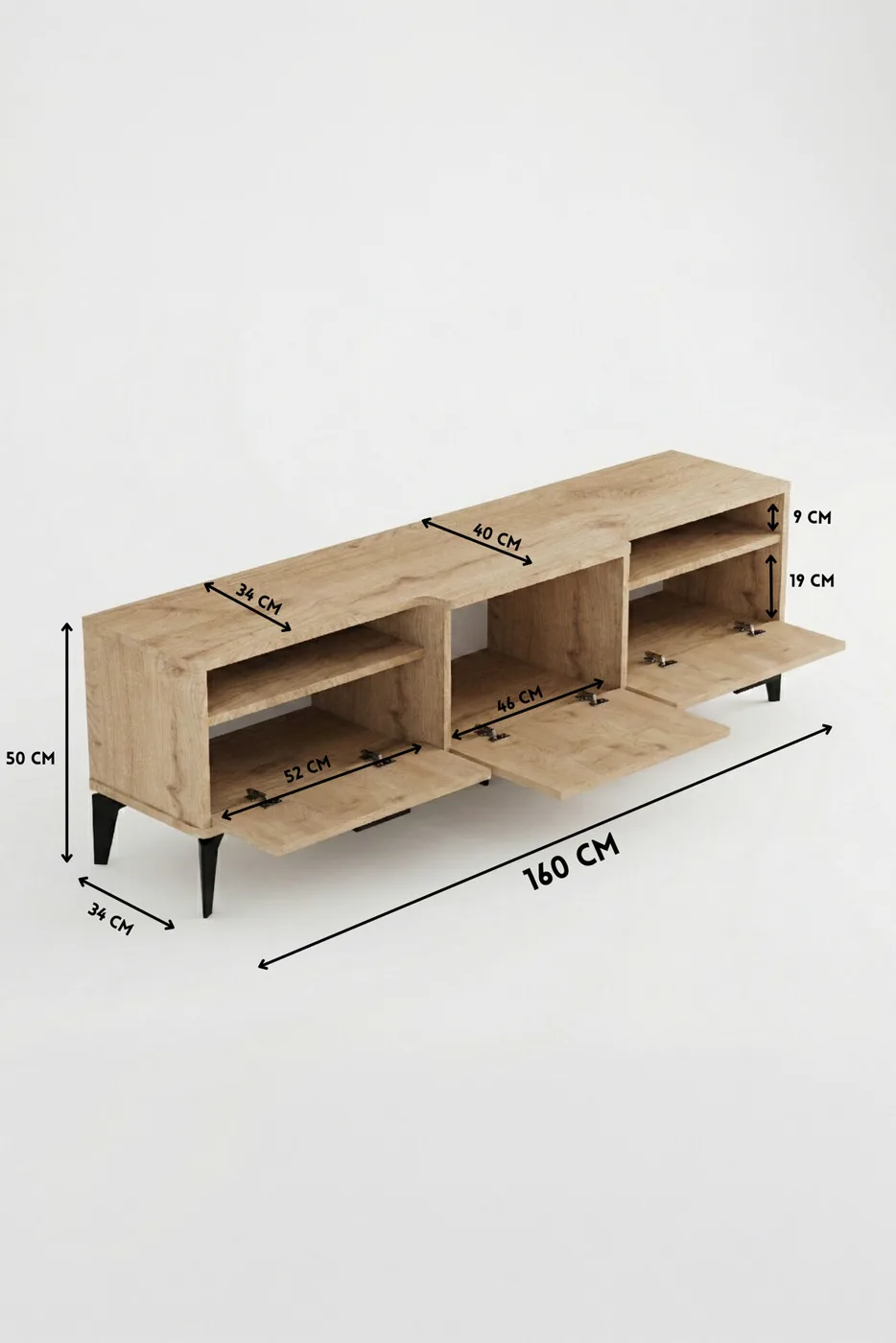 Mistral TV Sehpası Suntalam Bej 160x40 cm