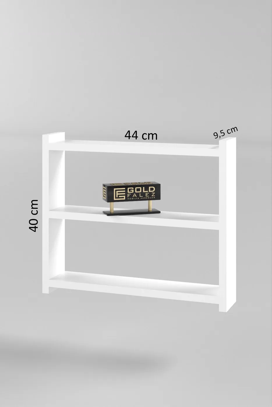 MD 3-Tier Countertop Organiser White