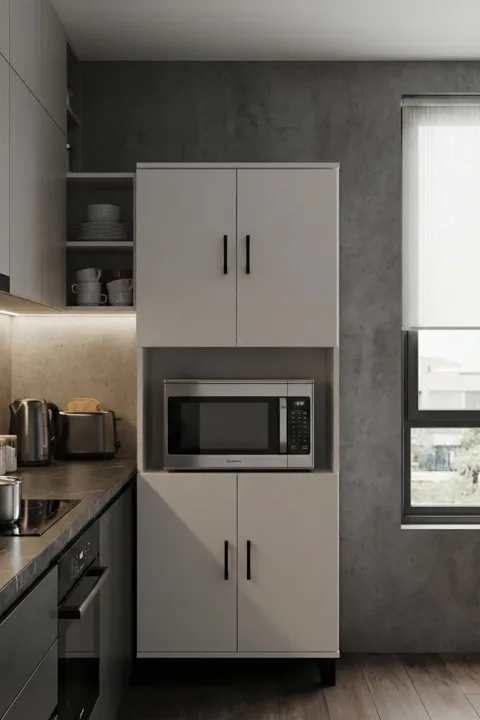 MD Kitchen Cabinet Melamine-faced Chipboard White 70 cm