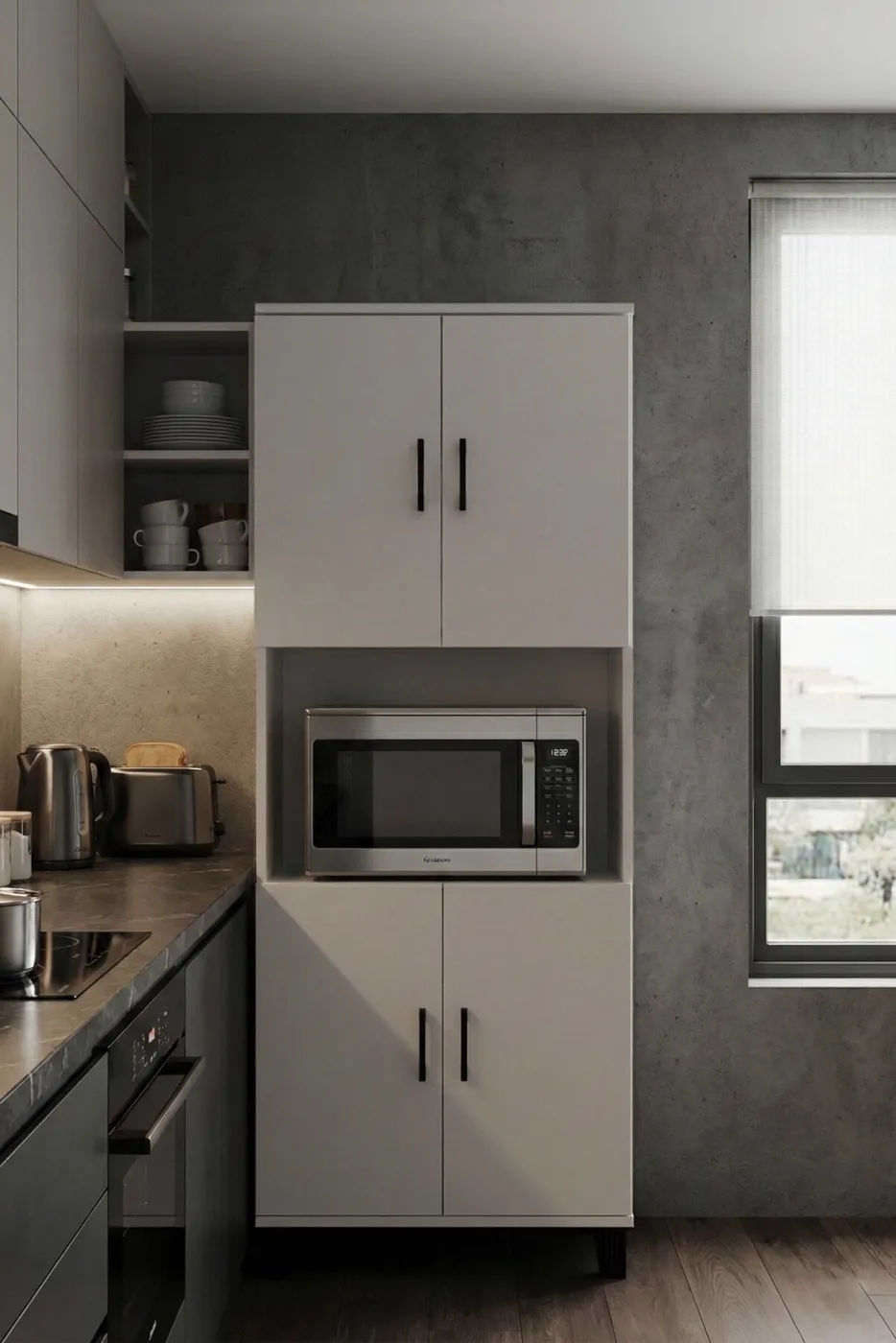 MD Kitchen Cabinet Melamine-faced Chipboard White 70 cm