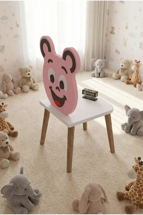 MD Happy Face Children's Chair Pink