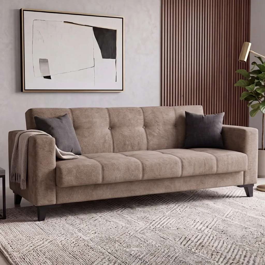 Yes Sofa Bed Milk Coffee MD005