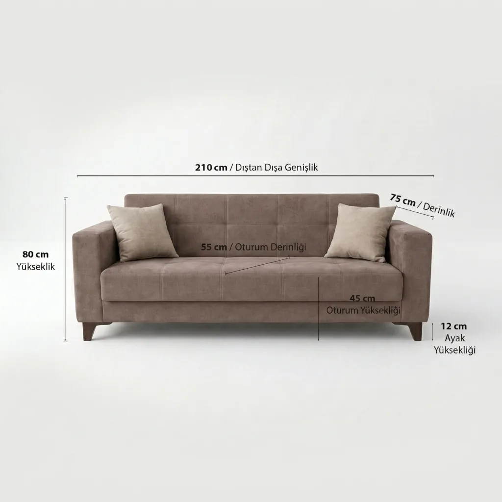 Yes Sofa Bed Milk Coffee MD005