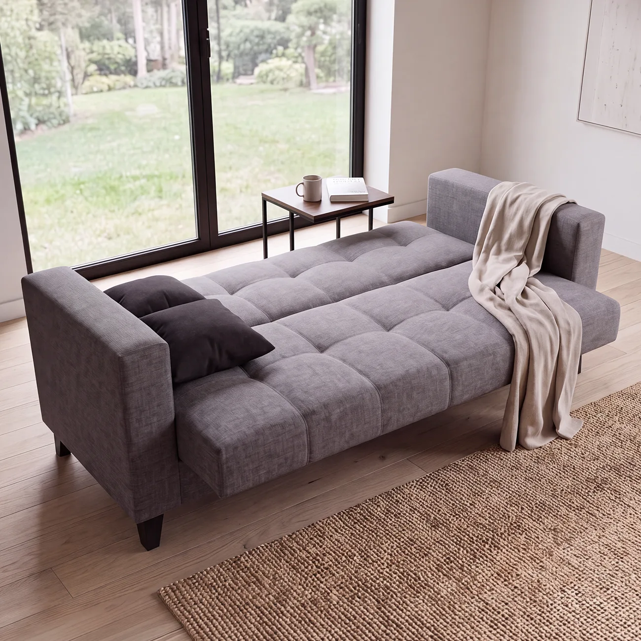 Yes Schlafsofa Hellgrau MD001
