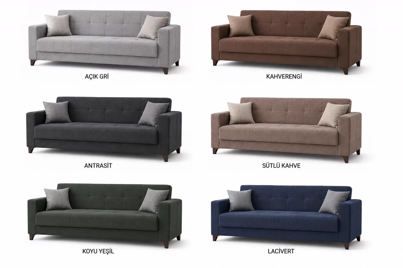 Yes Sofa Bed Anthracite MD002