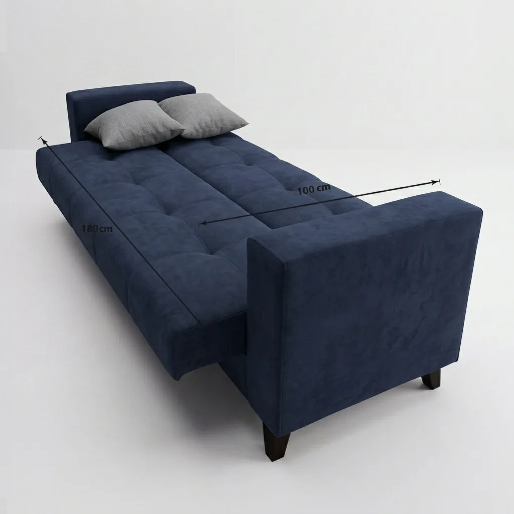 Yes Sofa Bed Navy Blue MD004