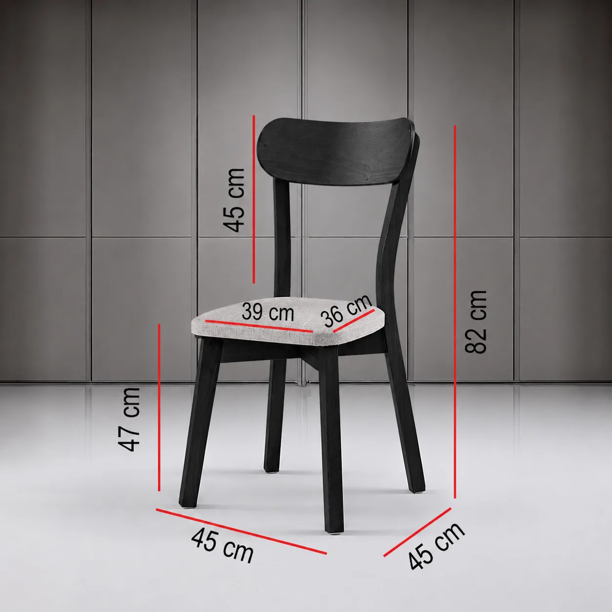 Izmir Chair Black HDR1329