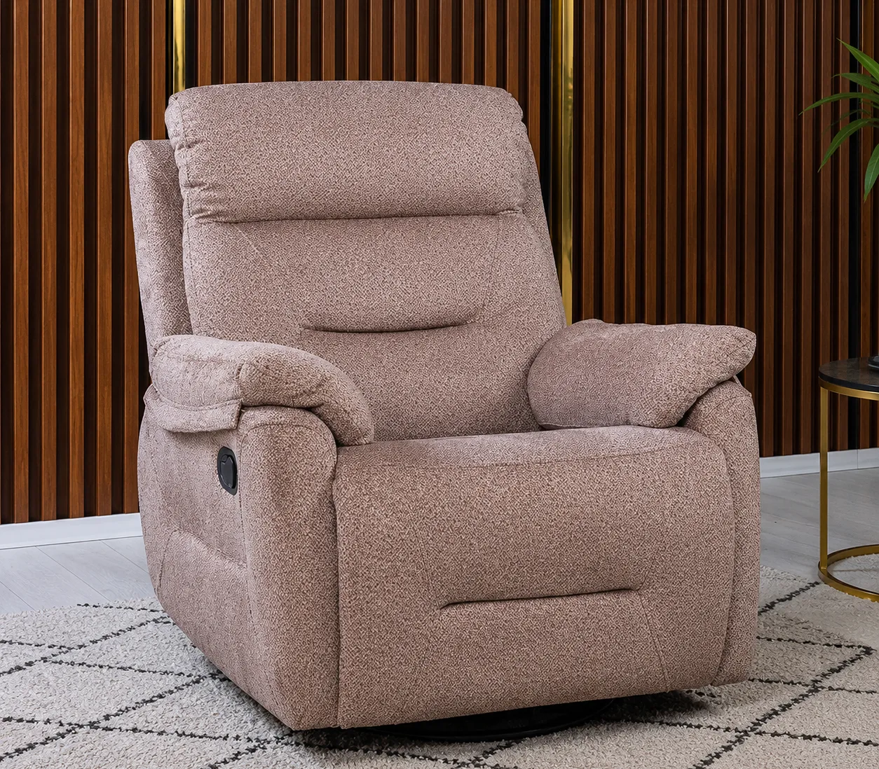 Efes Swivel Electric Recliner Functional TV Armchair