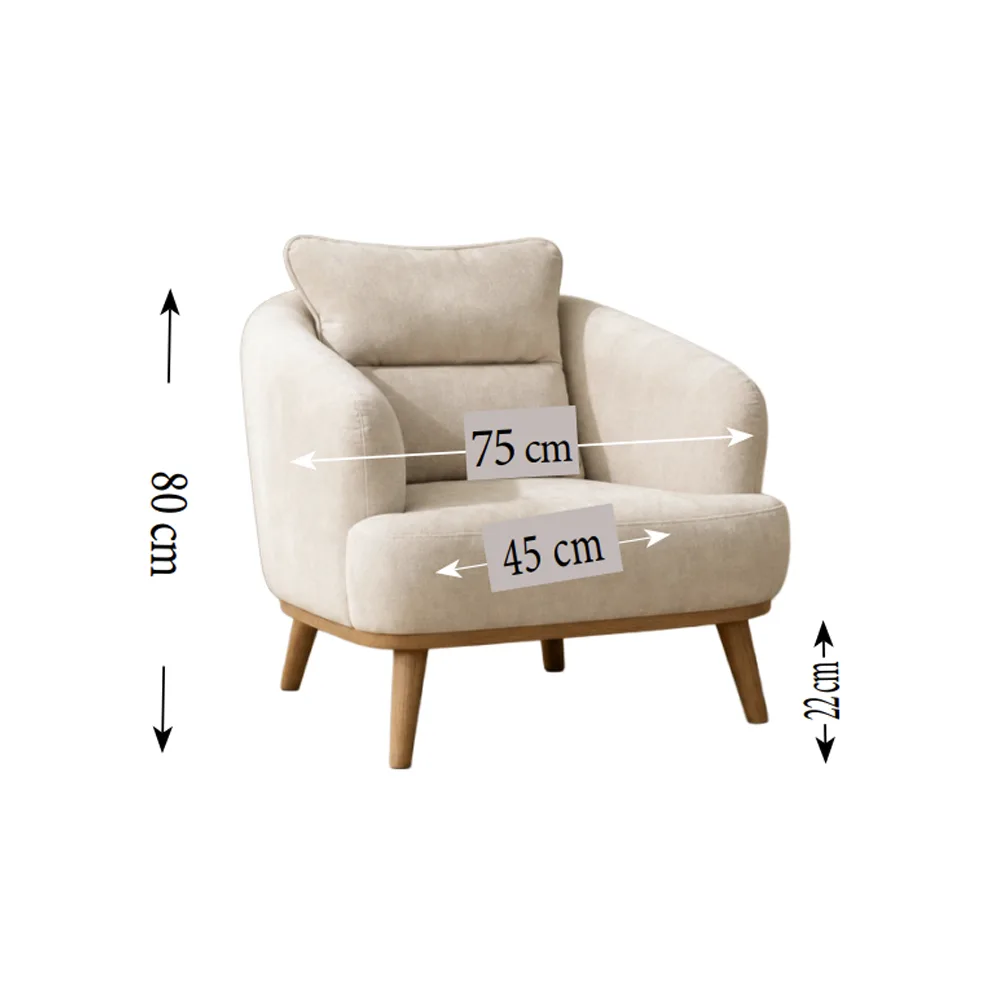 MD Silva Armchair MDN166