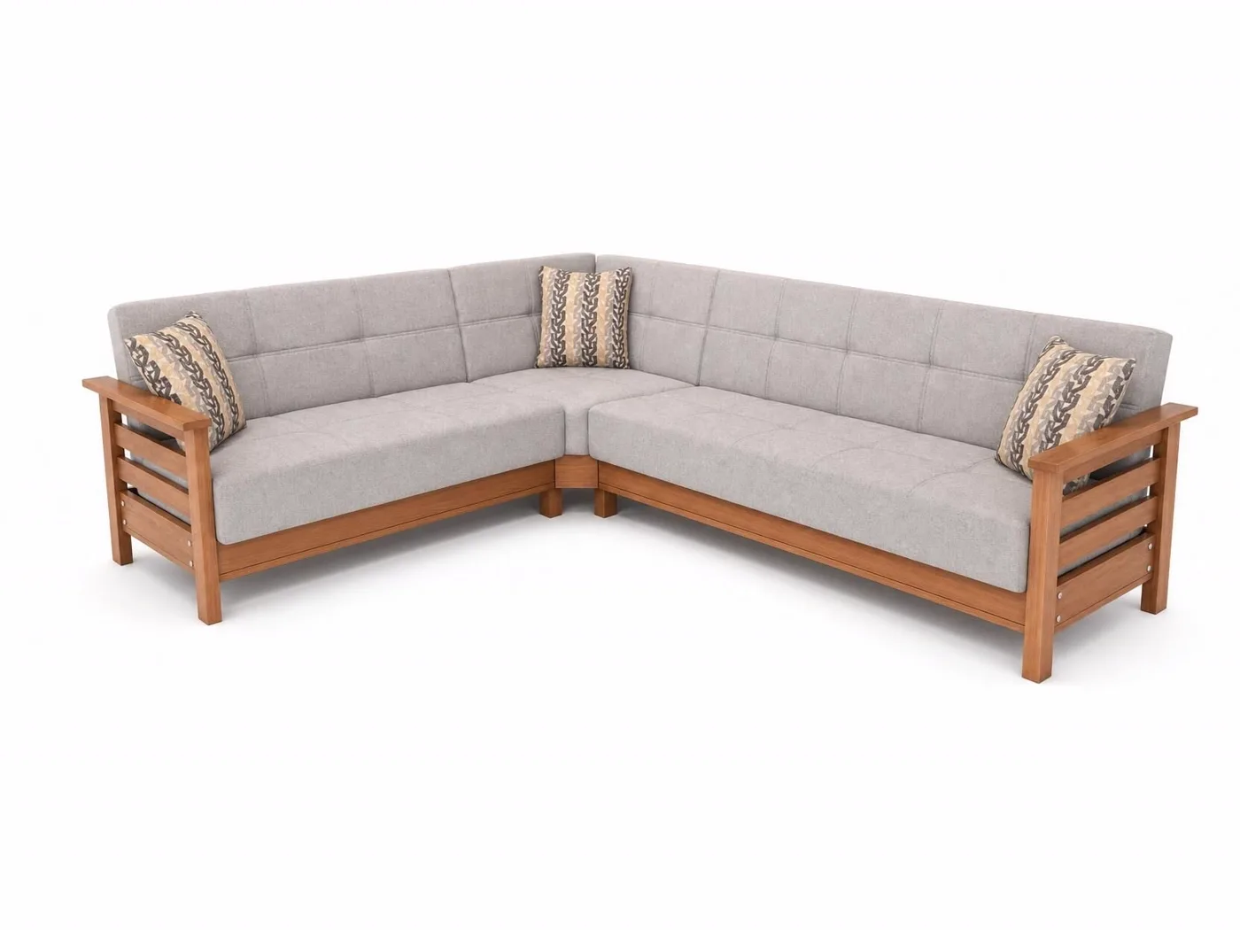 MD Royal Scandinavian Straight Corner Sofa Set MDN104