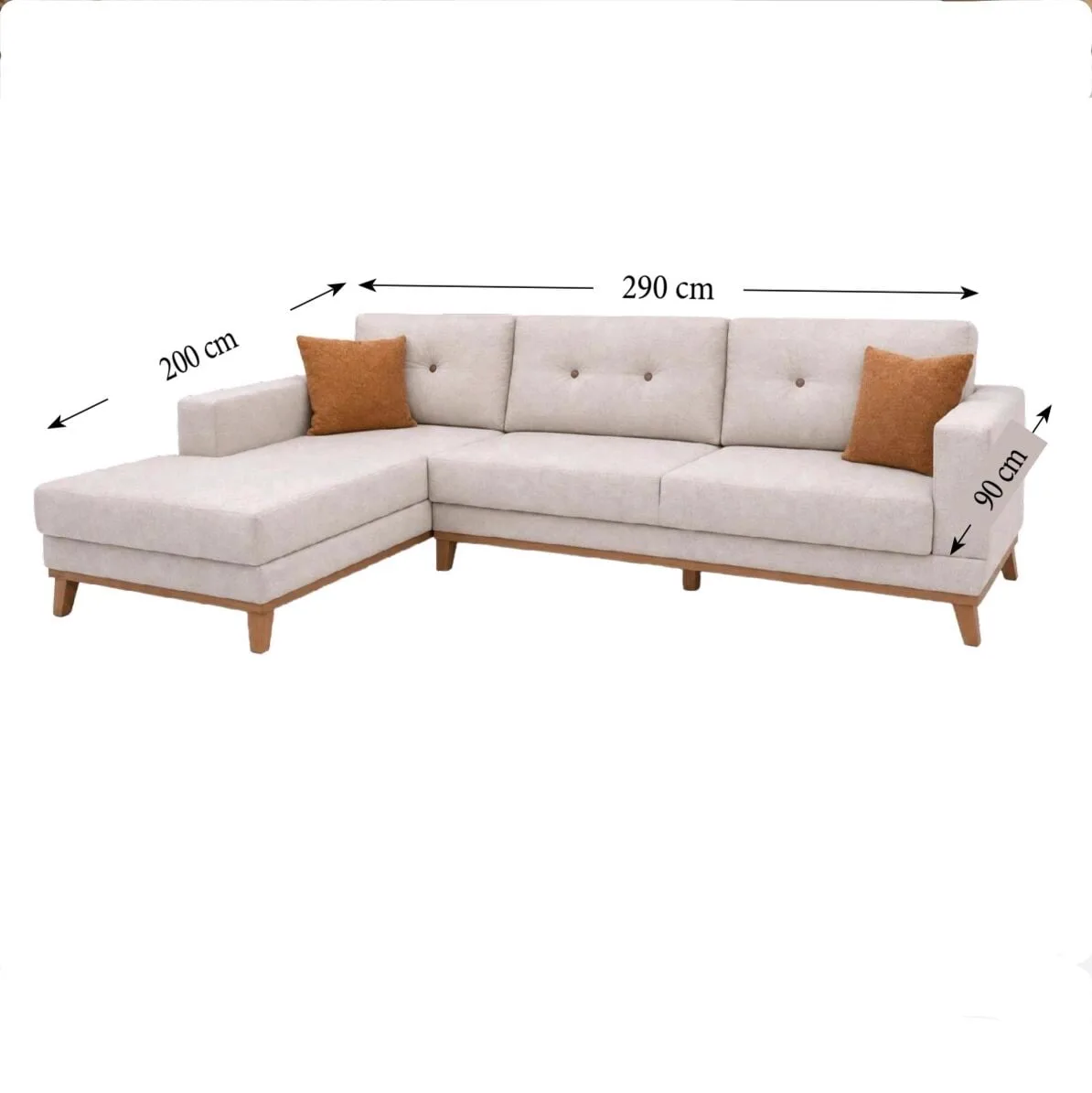 MD Yasemin L Corner Sofa MDN120