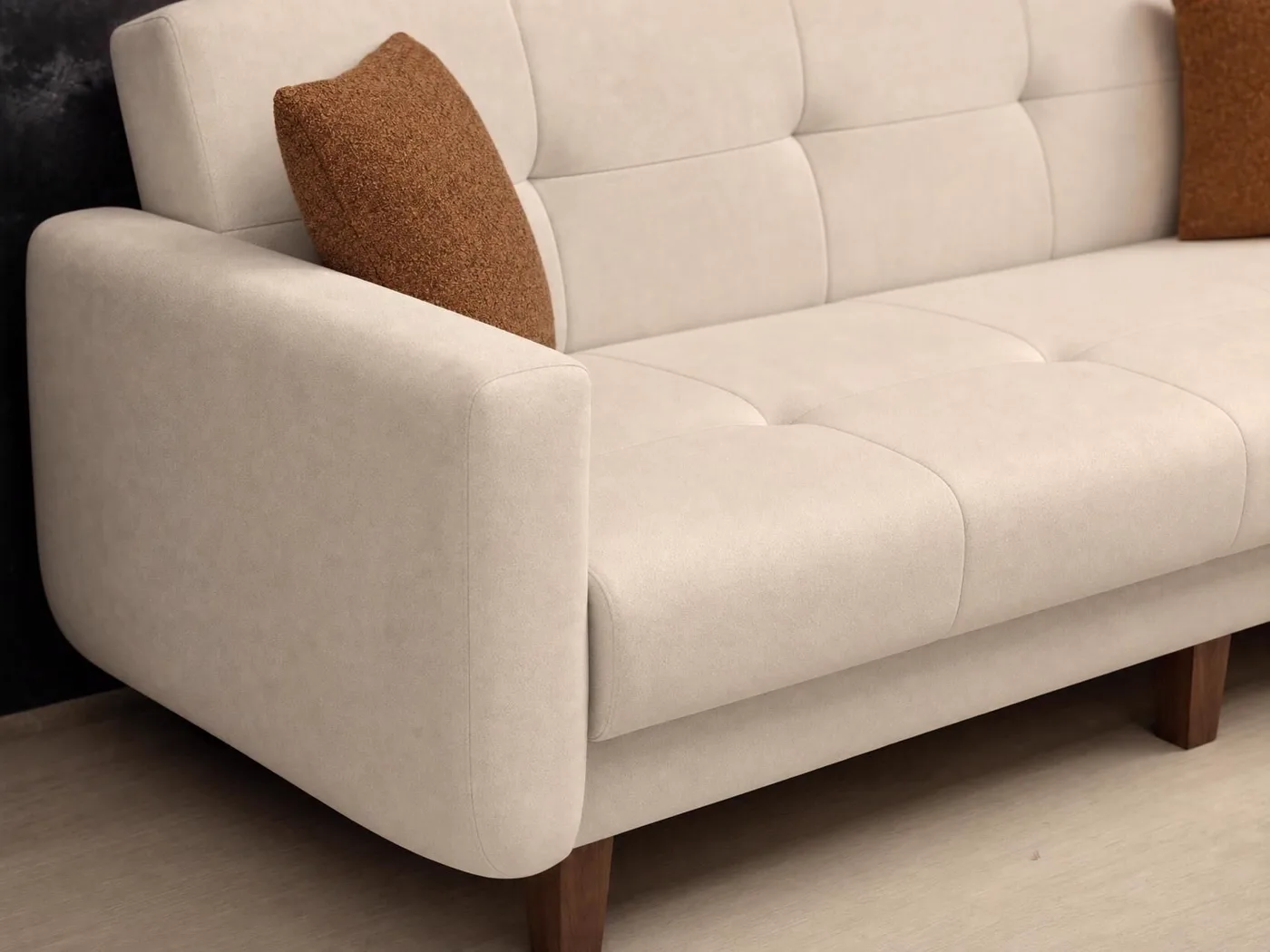 MD Menekse Oval Corner Sofa MDN109
