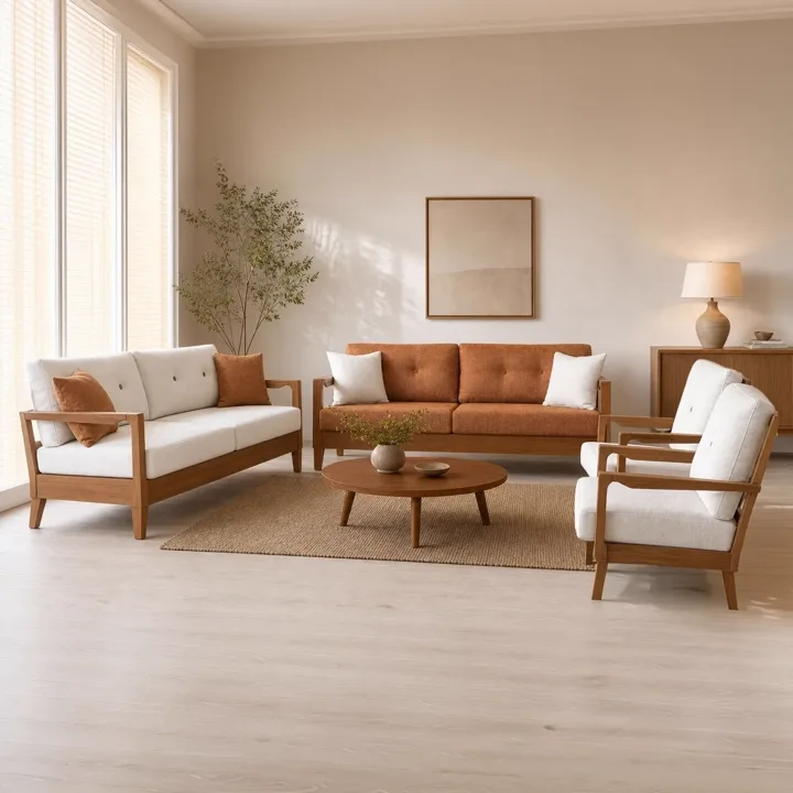MD Flamingo Scandinavian Sofa Set MDN112