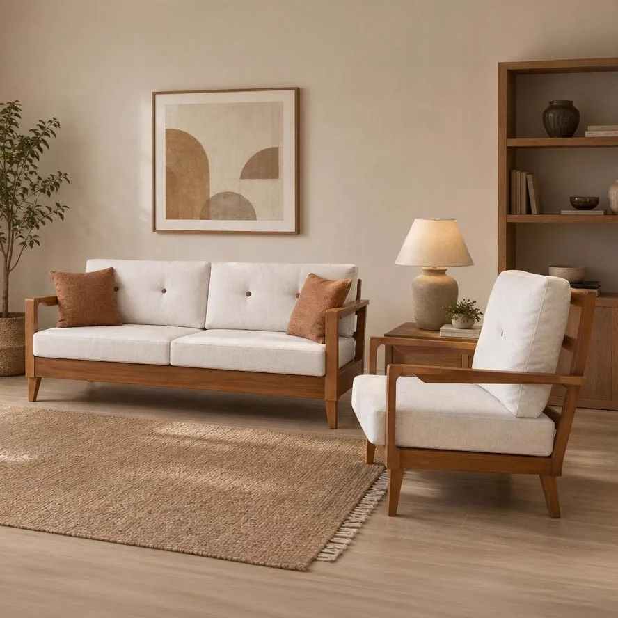 MD Flamingo Scandinavian Sofa Set MDN112
