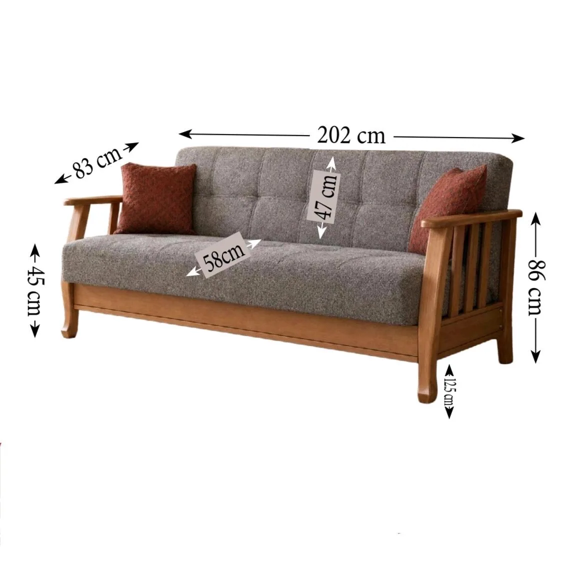 MD Karya Scandinavian Sofa MDN105