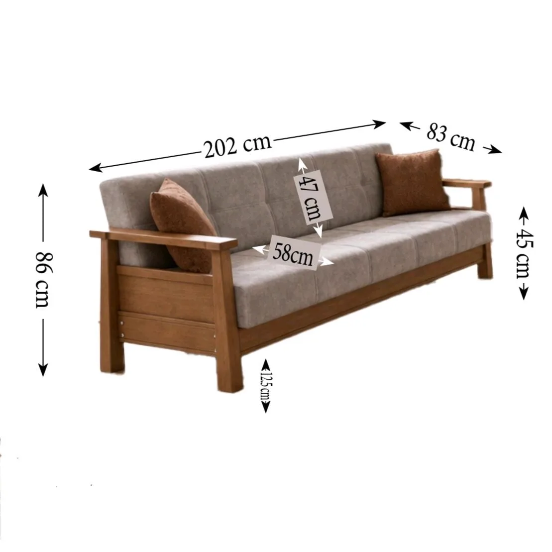 MD Cenova Scandinavian Sofa MDN102