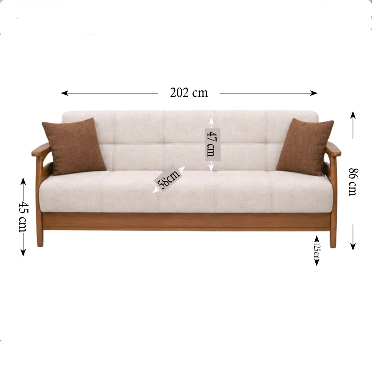 MD Efes Scandinavian Sofa MDN103