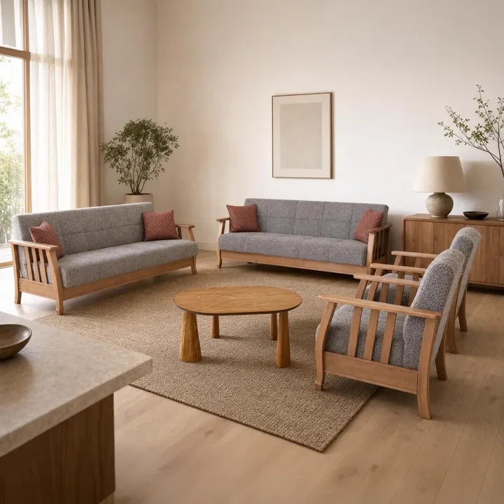 MD Karya Scandinavian Sofa Set MDN105