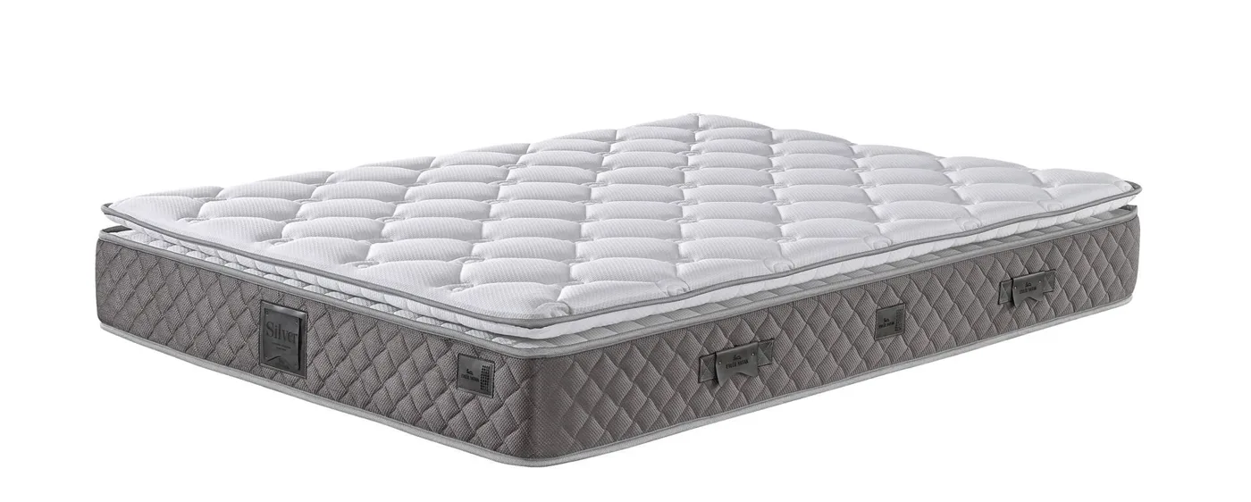 Silver Padded 150x200 Double Mattress EY3413