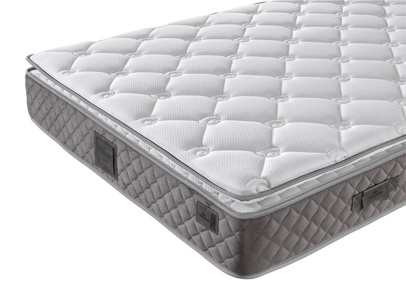 Silver Padded 150x200 Double Mattress EY3413