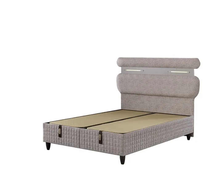 Lucca 200x200 Double Divan Base and Headboard Set EY3205