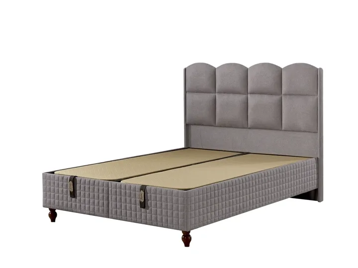 Retro 160x200 Double Divan Base and Headboard Set EY3204