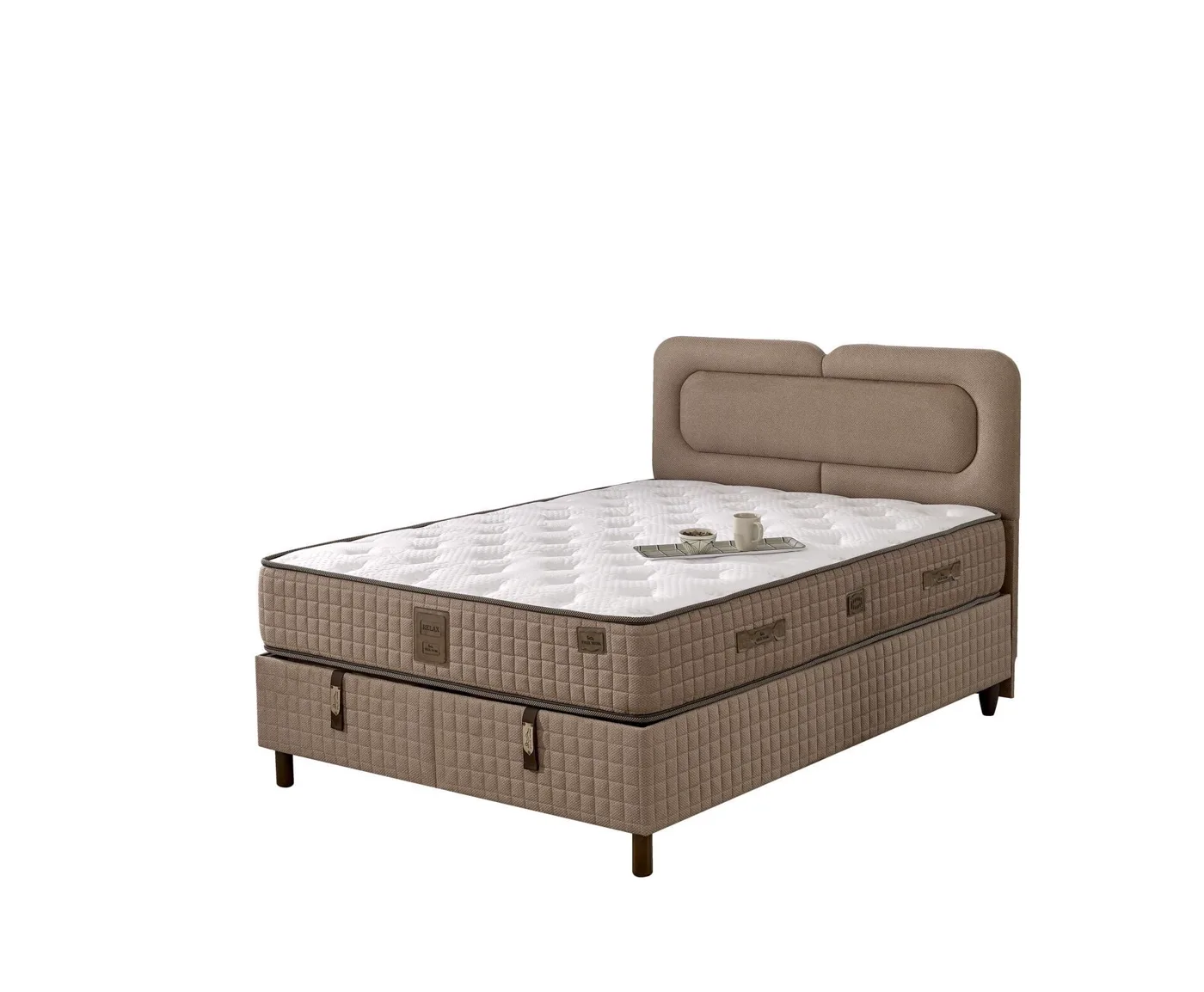 Nesta 150x200 Double Mattress, Divan Base, Headboard Set EY3017