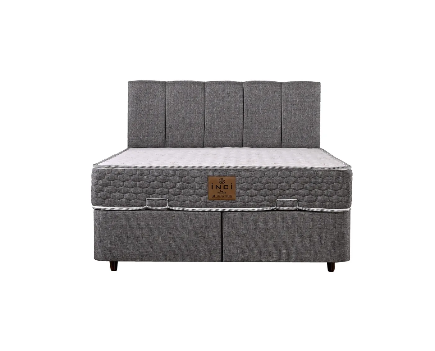Soho 140x200 Double Mattress, Divan Base, Headboard Set EY3024