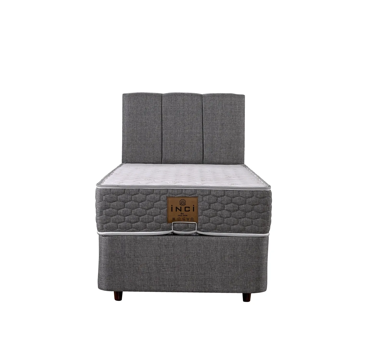 Soho 120x200 Single Mattress, Divan Base, Headboard Set EY3024