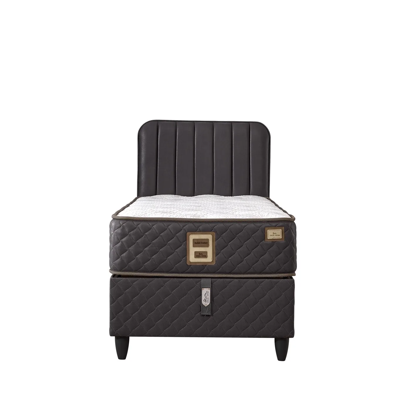 Oslo 100x200 Single Mattress, Divan Base, Headboard Set EY3022