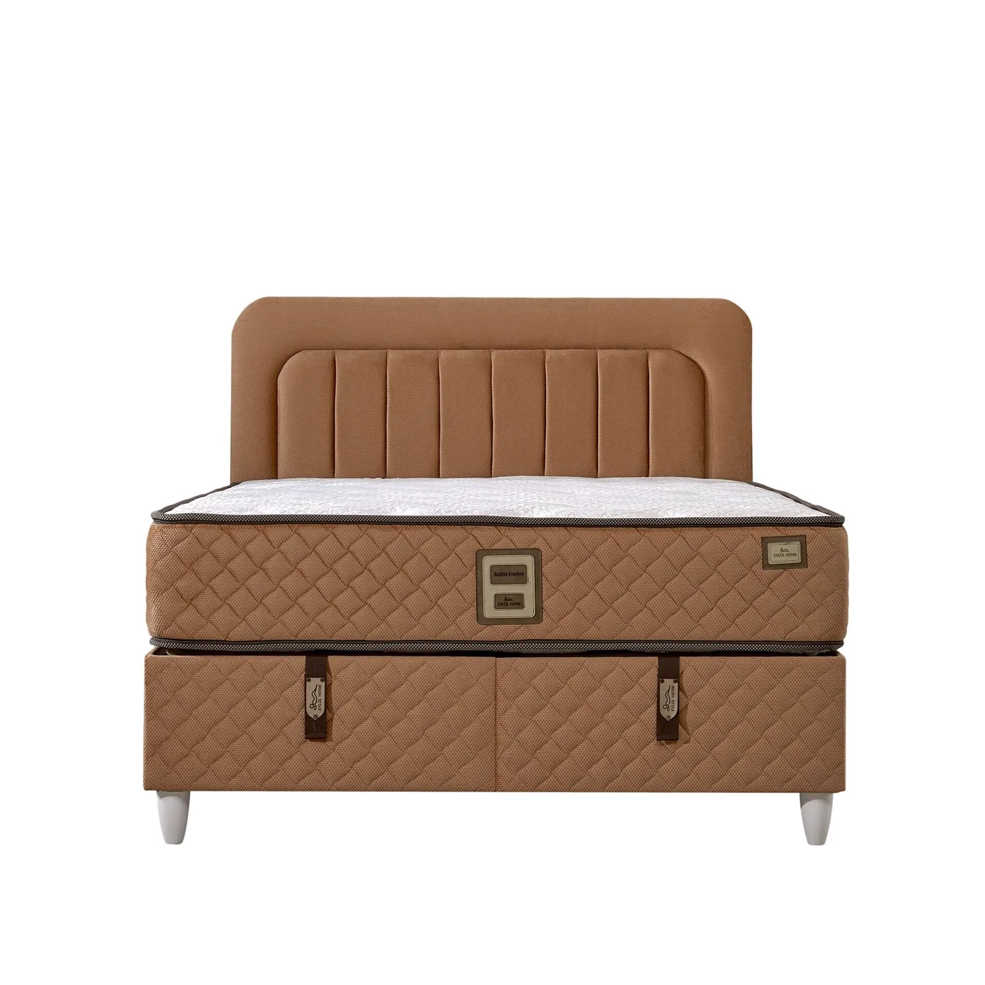 Bella 200x200 Double Mattress, Divan Base, Headboard Set EY3020