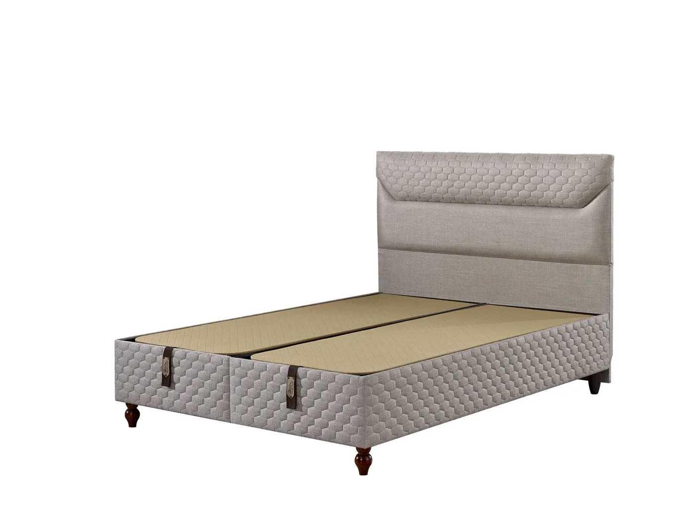 Carla 140x190 Double Mattress, Divan Base, Headboard Set EY3019