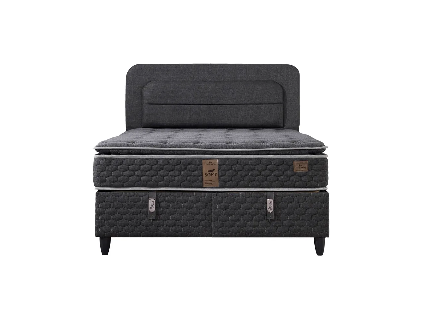 Rio 180x200 Double Mattress, Divan Base, Headboard Set EY3018