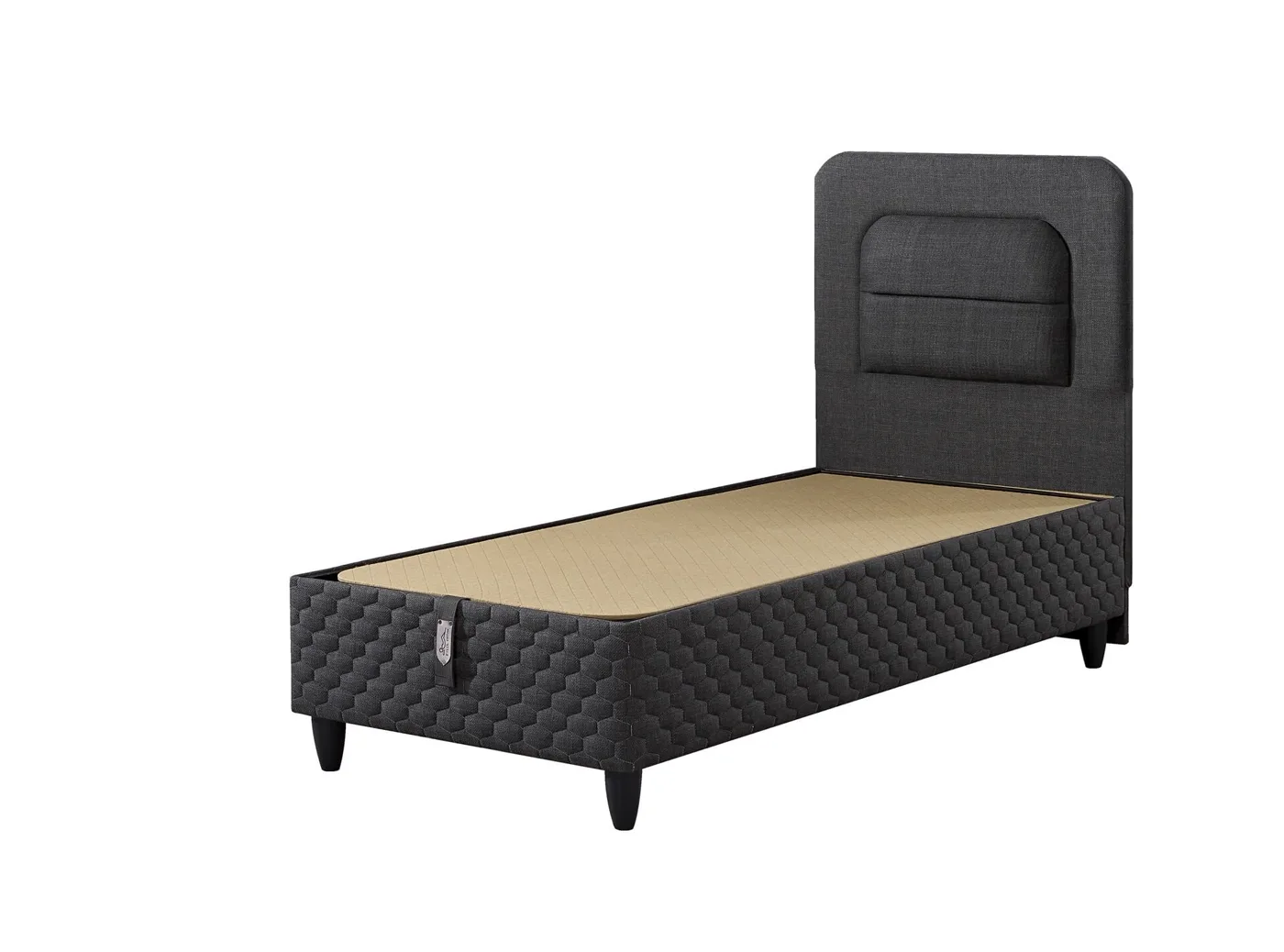 Rio 90x200 Single Mattress, Divan Base, Headboard Set EY3018