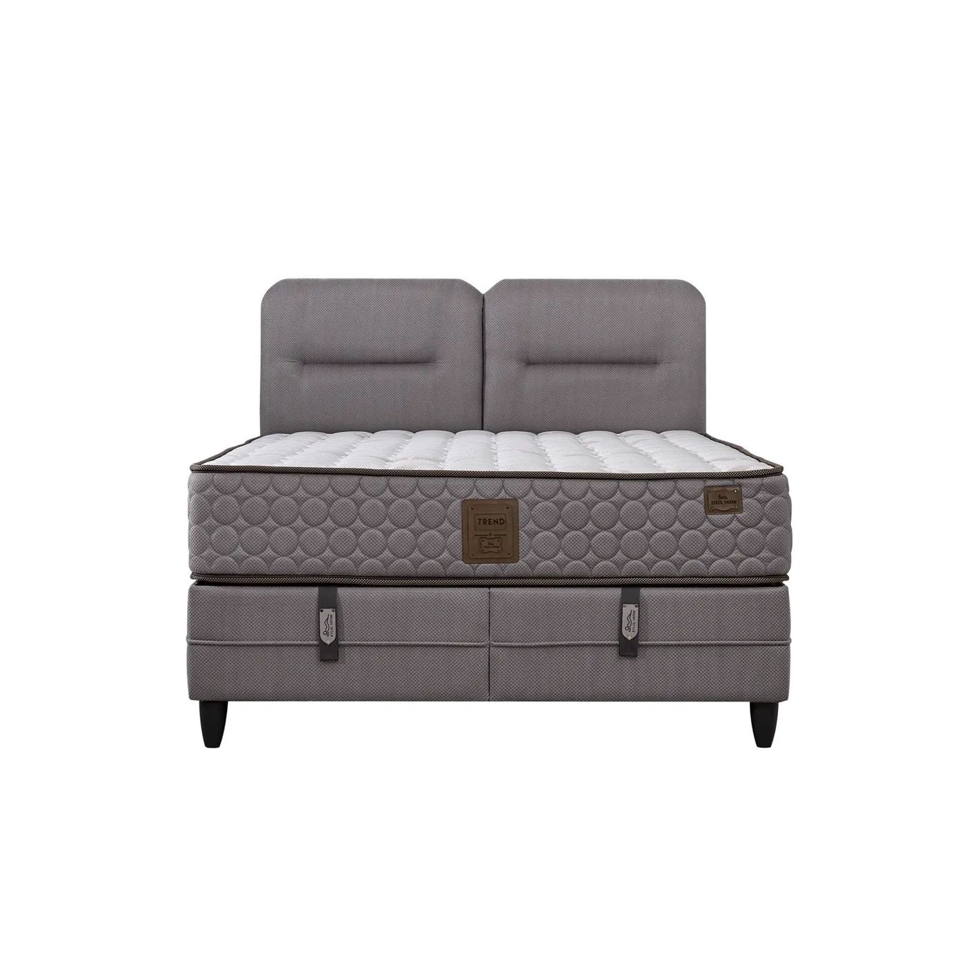 Simba 140x200 Double Mattress, Divan Base, Headboard Set EY3016