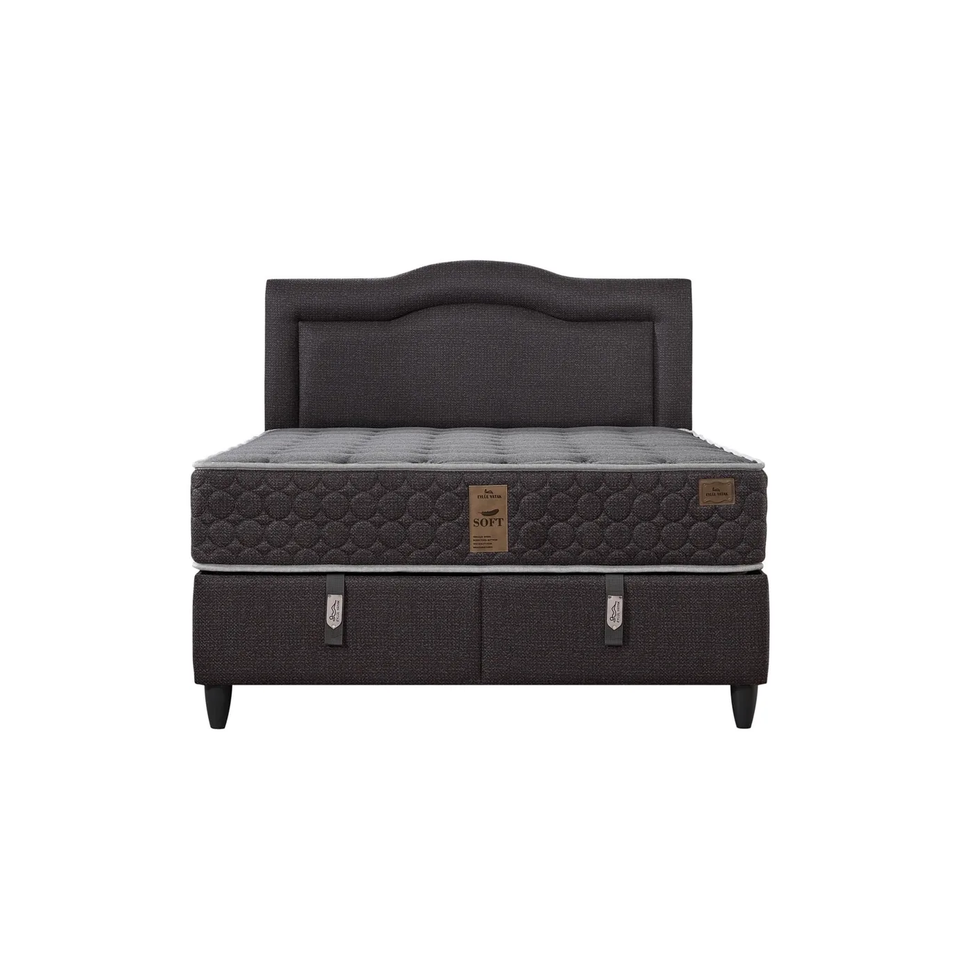 Mabel 200x200 Double Mattress, Divan Base, Headboard Set EY3015