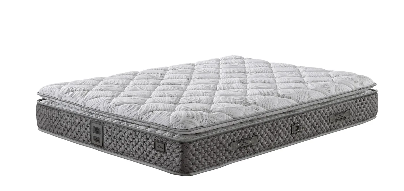 Sleepy 150x200 Double Mattress, Divan Base, Headboard Set EY3012