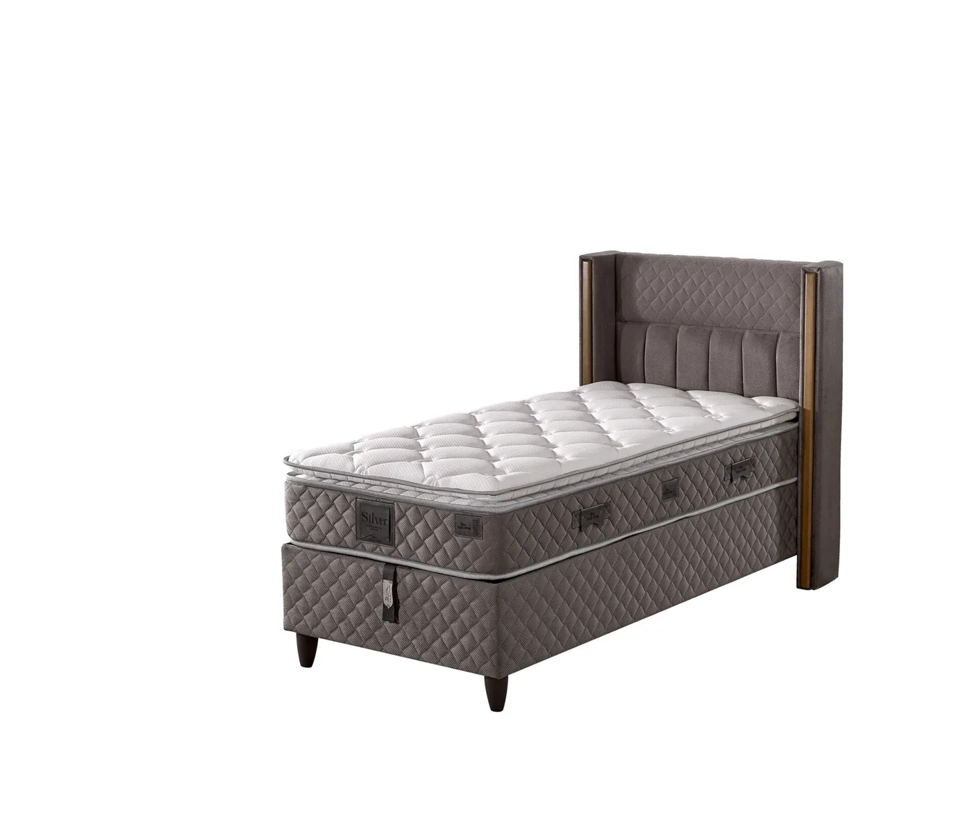Major 120x200 Single Mattress, Divan Base, Headboard Set EY3013