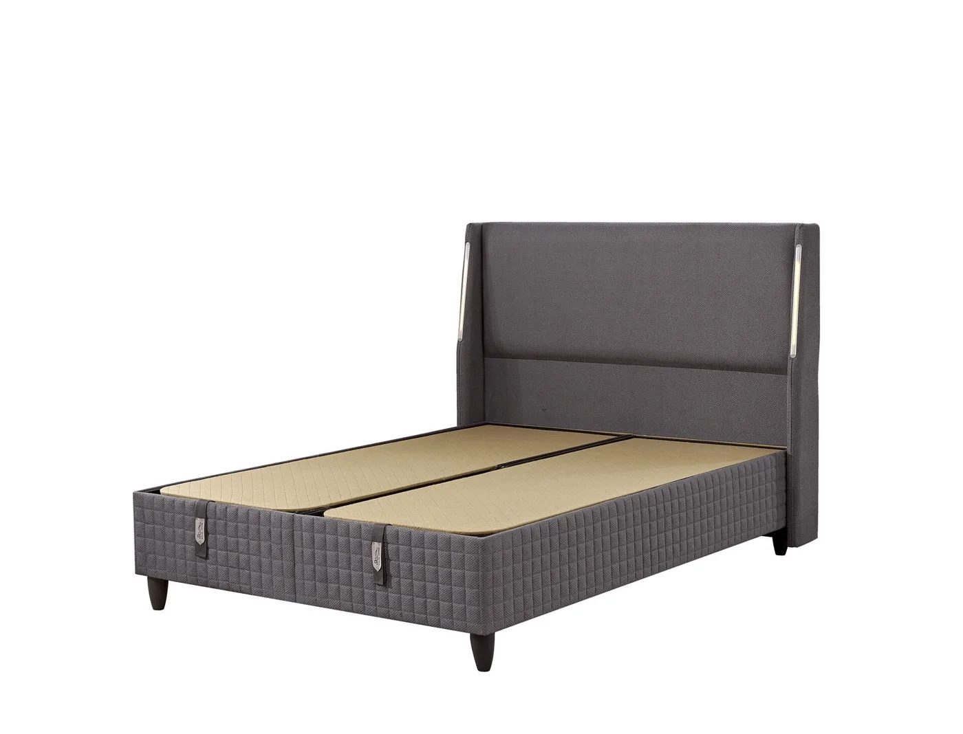 Ikon 150x200 Double Mattress, Divan Base, Headboard Set EY3010