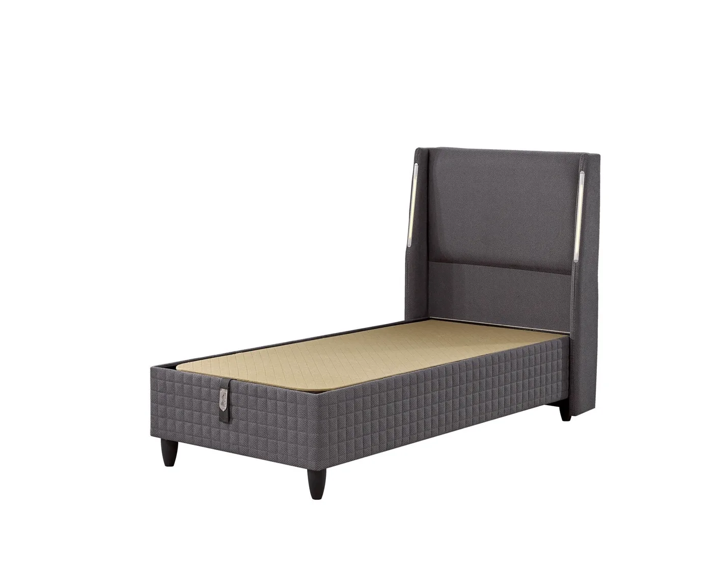 Ikon 90x200 Single Mattress, Divan Base, Headboard Set EY3010