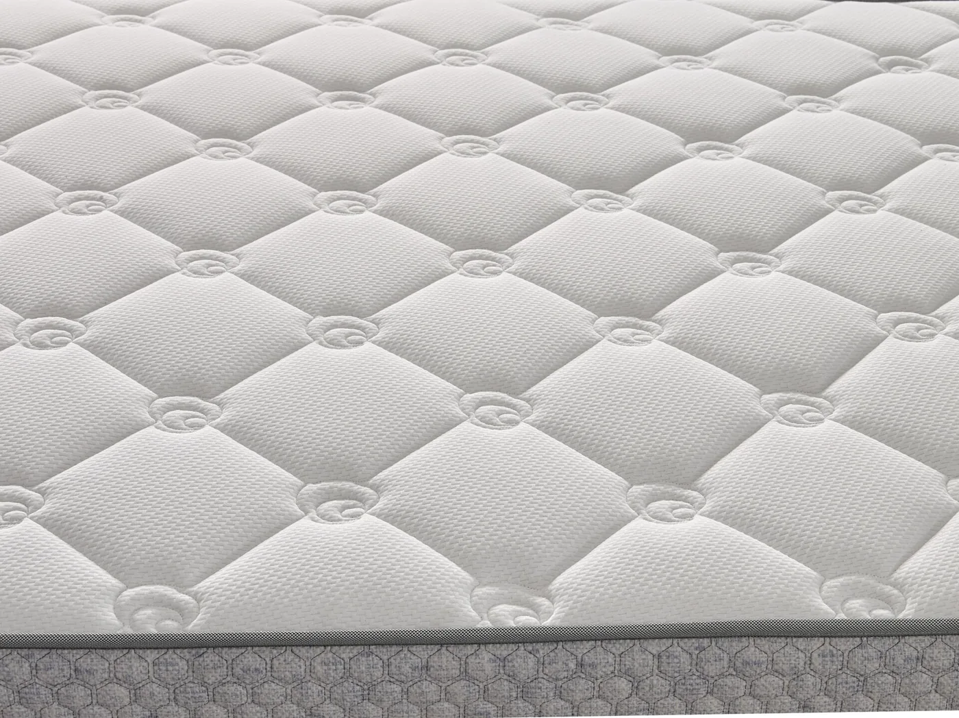 Parma 200x200 Double Mattress, Divan Base, Headboard Set EY3008