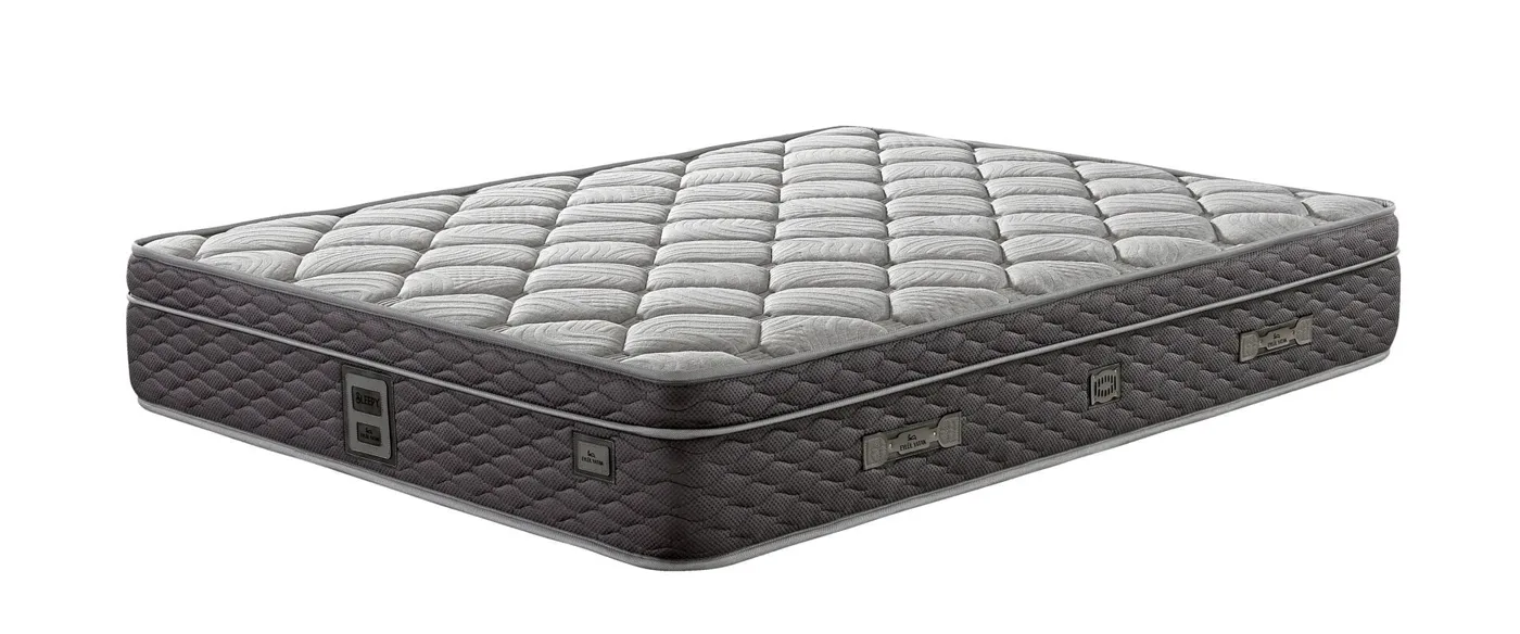 Efor 150x200 Double Mattress, Divan Base, Headboard Set EY3007