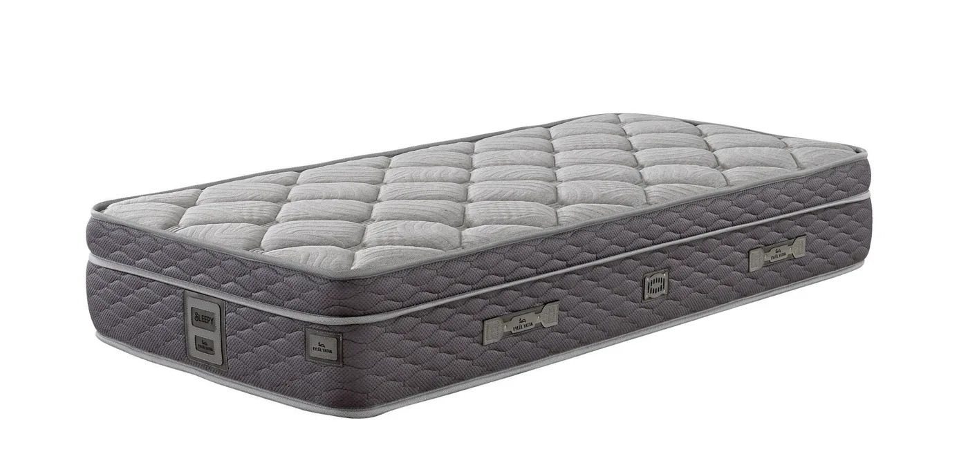 Efor 90x190 Single Mattress, Divan Base, Headboard Set EY3007