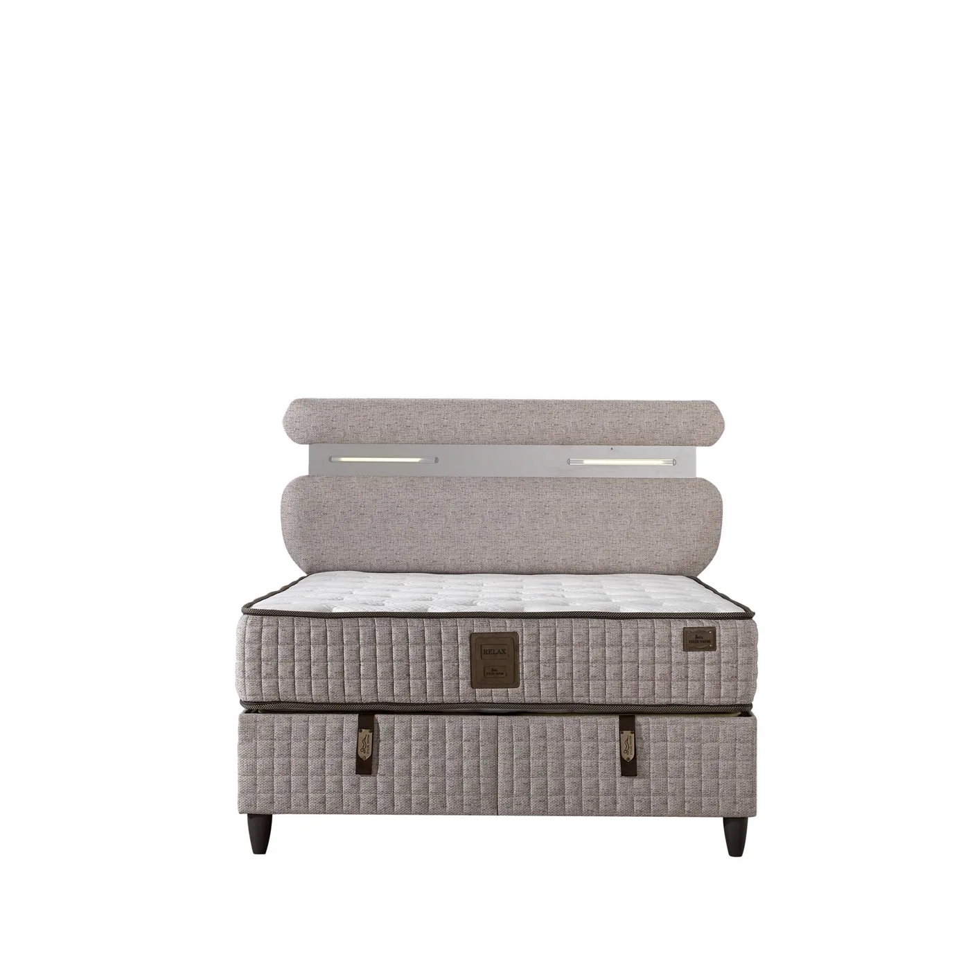 Lucca 180x200 Double Mattress, Divan Base, Headboard Set EY3005